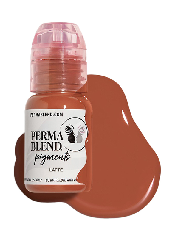 Perma Blend Lip Colour Pigments, 10ml, Latte, Brown