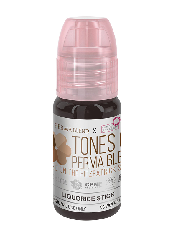 Perma Blend Fitz 5-6 Eyebrow Colour, 15ml, Liquorice Stick, Brown