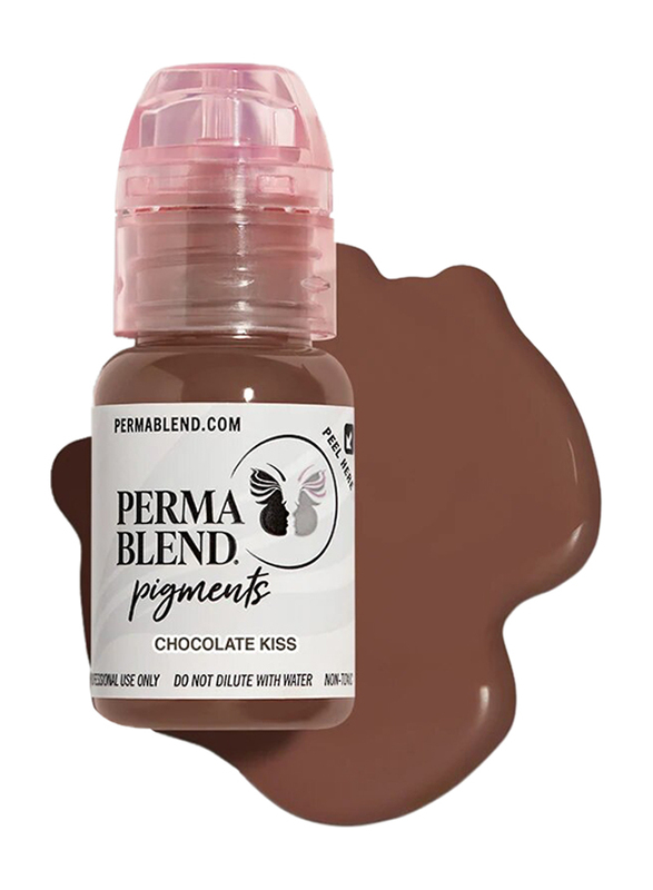 Perma Blend Eyebrow Colour Pigments, 10ml, Chocolate Kiss, Dark Brown
