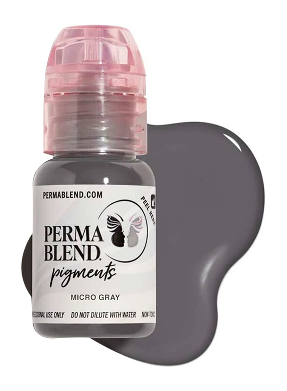 Perma Blend Eyebrow Scalp Pigments, 15ml, Micro Grey