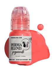 Perma Blend Lip Colour Pigment, 15ml, Creamy Coral, Orange