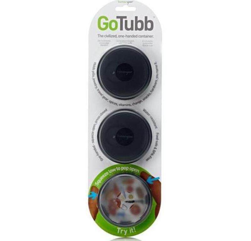 

HumanGear GoTubb 3 pack Black 86 cc Travel Container
