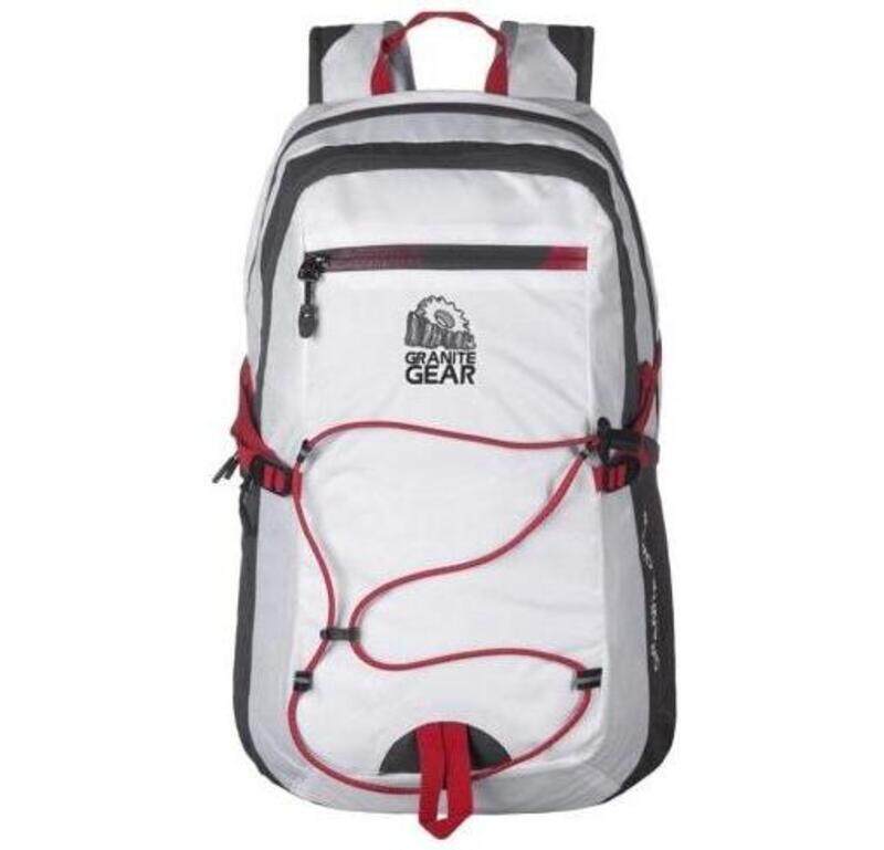 

Granite Gear Portage Backpack, 29 Liters, White/Flint/Tamarillo