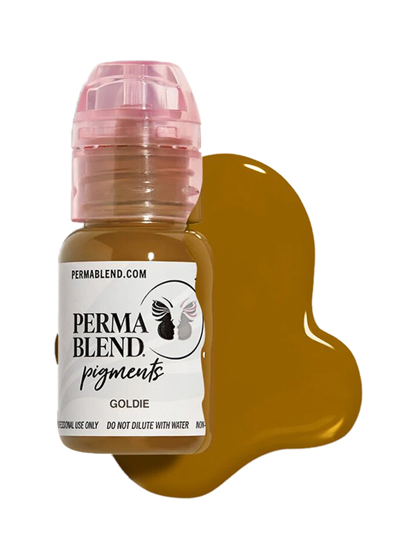 Perma Blend Eyebrow Colour Pigments, 15ml, Goldie, Gold