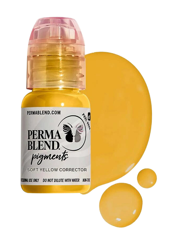Perma Blend Eyebrows Corrector Pigment, 15ml, Soft Yellow