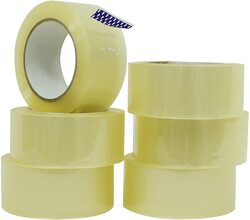 Crystal Clear 2 Inch Tape, 6 Pieces
