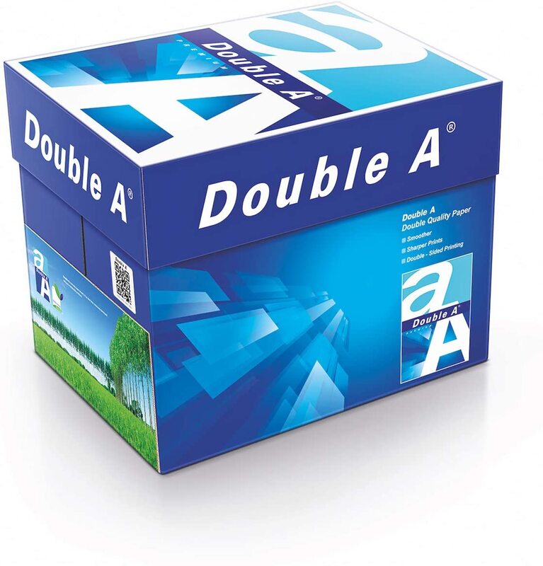 

Double A Photocopy A4 Size 80GSM Paper - 5 Ream per box (2500 pages), White