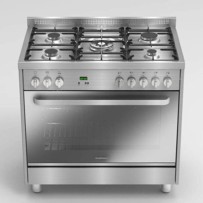 

Candy 90 X 60 cm, 5 Gas Burners Free Standing Gas Cooker, Inox - RGG95HXLPG