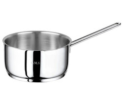 OMS-22 Cm Stainless Steel Milk Pot With Heat Resistance handle  -Made in Turkey