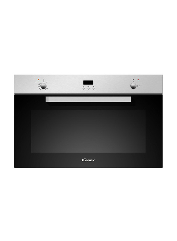 Candy 95L Built-in Gas Oven, 100W, FPG2019/1XG, Silver/Black