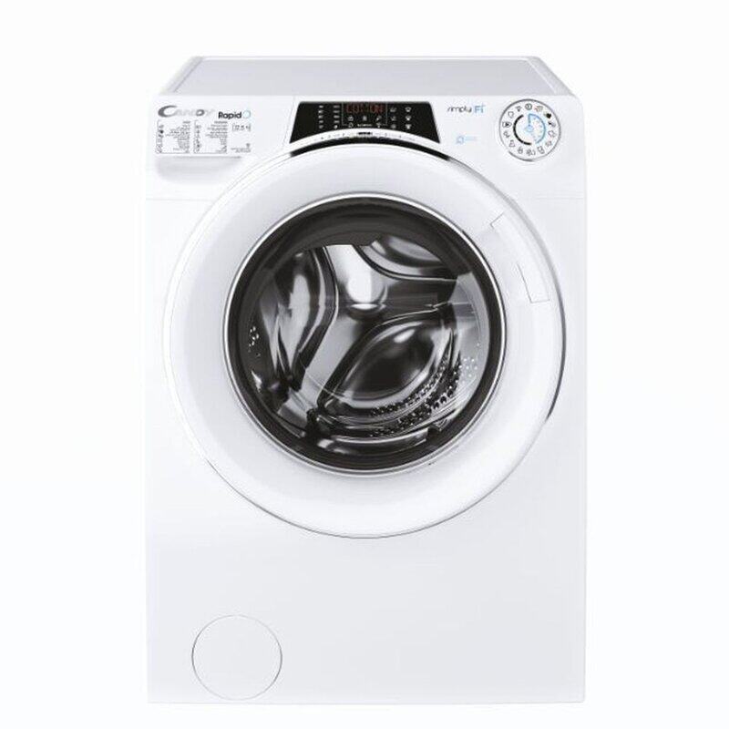 

Candy Washing Machine Rapido 12.5Kg 1400rpm White - Wifi+BT - Steam - Mix Power system - Class A+++-50% - 6Digit Display - RO141256DWMC8-19