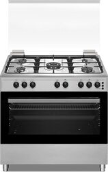Candy 90 X 60 cm, 5 Gas Burners Free Standing Gas Cooker, Grey - CGG95HXLPG