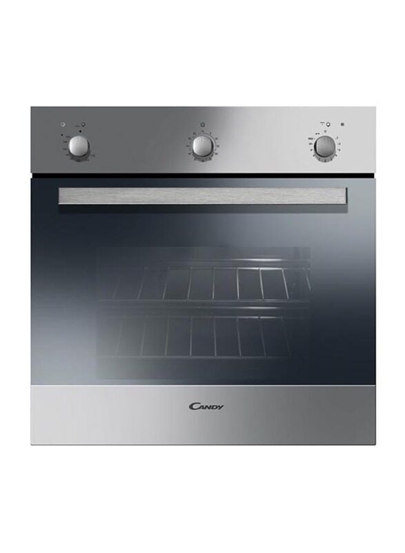 

Candy 66L Built-in Gas Oven, 1200W, FLG203/1X, Silver/Black