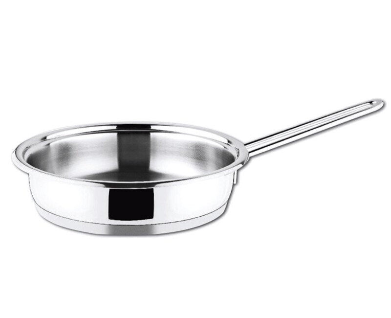 

OMS-24 Cm Stainless steel Frypan -Made in Turkey