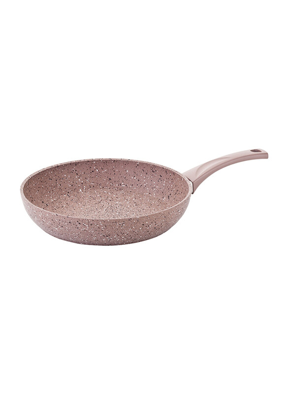 

OMS Collection 30cm Granite Non-Stick Round Fry Pan, Brown