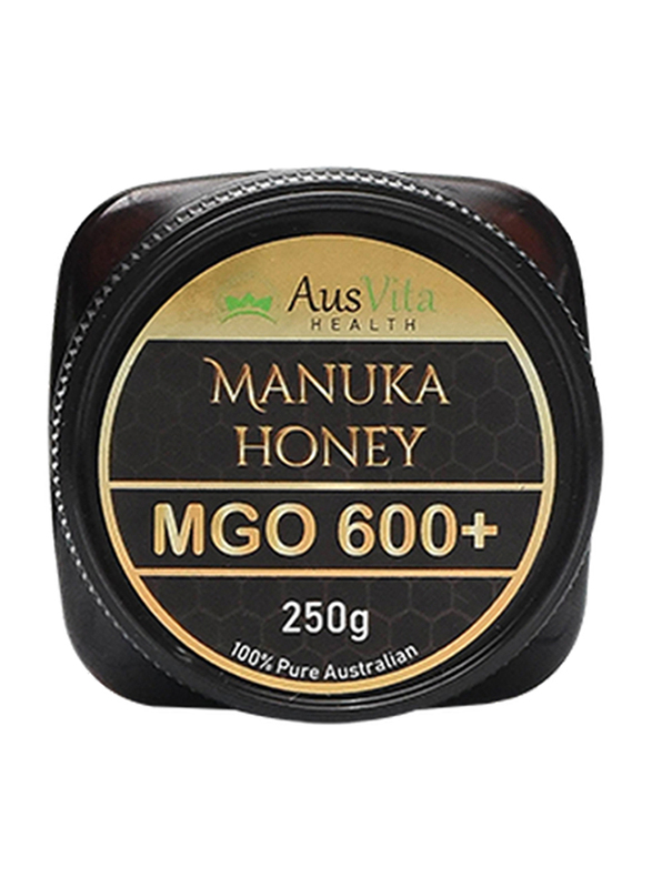 أوسفيتا هيلث عسل المانوكا عالي الجودة بنسبة +600 من ميثيل جليوكسال، 250 غم