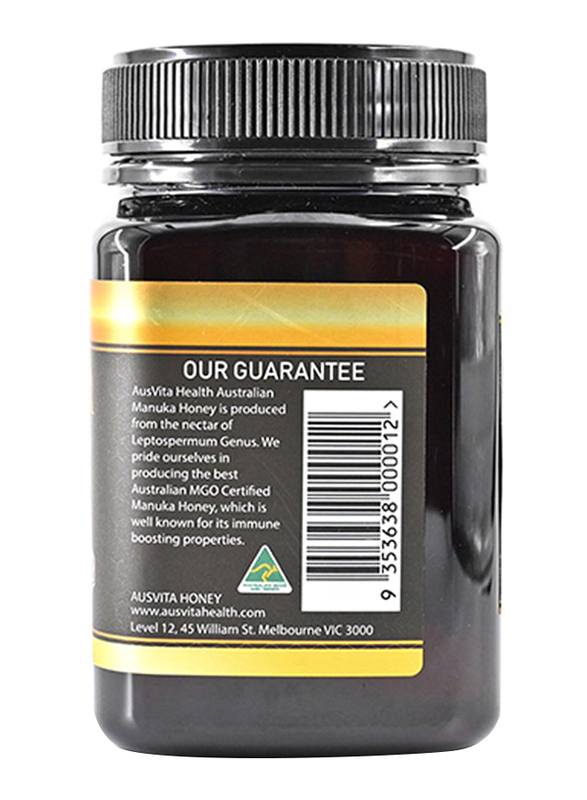 أوسفيتا هيلث عسل المانوكا عالي الجودة بنسبة +30 من ميثيل جليوكسال، 500 غم