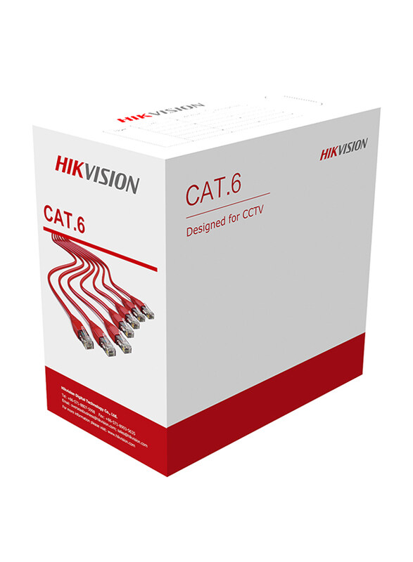 

Hikvision 305-Meters CAT-6 LAN Network Cable Wire, Grey