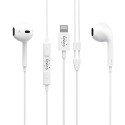DIVICO Earphone Wired Earphones with Lightning Connector(Built-in Microphone & Volume Control)Noise Isolating for iPhone 14/13/12/11/XR/XS/X/8/7