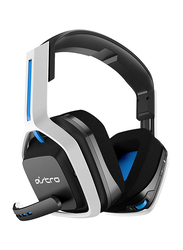 Logitech Astro A20 Wireless Gaming Headset for PlayStation PS5/PC/Mac, Black/White/Grey