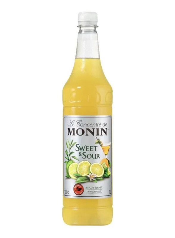 

Monin Sweet And Sour Mix Pet Syrup, 1 Liter