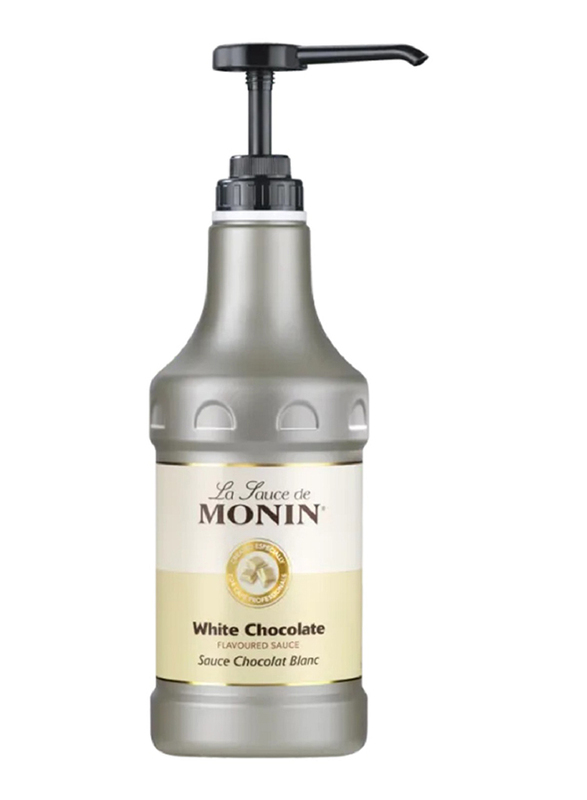 Monin White Chocolate Sauce, 1.89 Liter