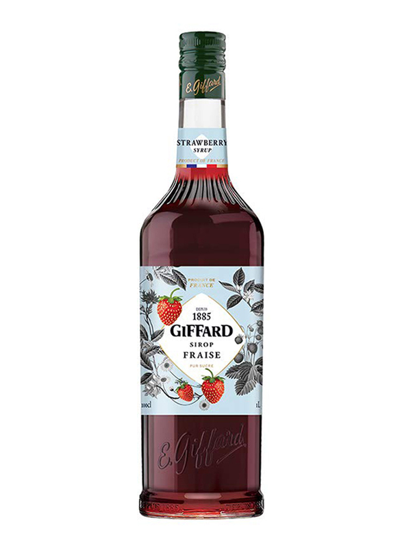 Giffard Strawberry Syrup, 1 Liter
