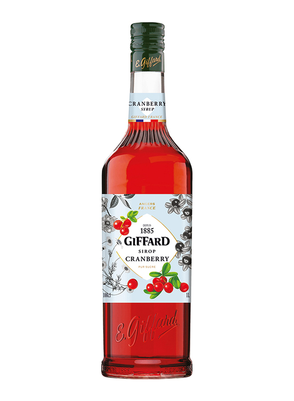 Giffard Cranberry Syrup, 1 Liter