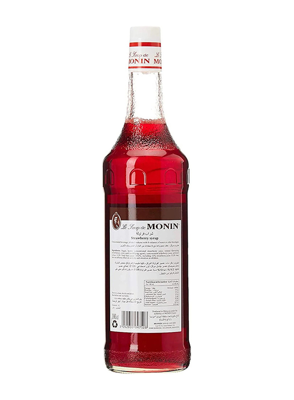 Monin Strawberry Syrup, 1 Liter