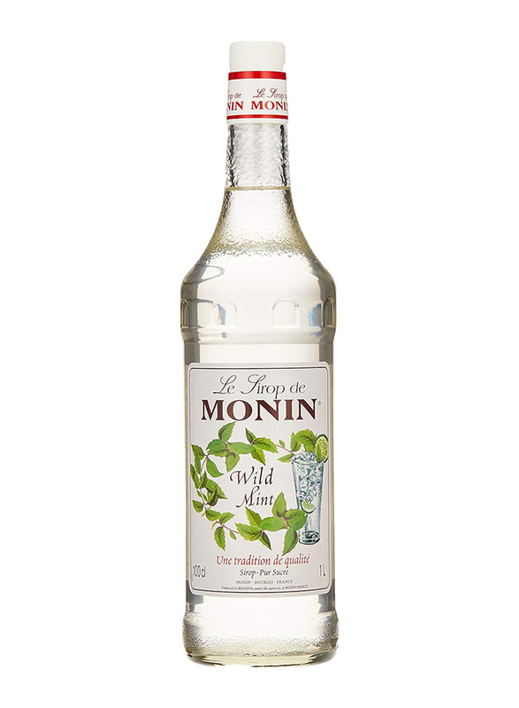 Monin Wild Mint Syrup, 1 Liter