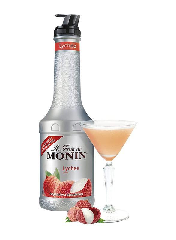 Monin Lychee Fruit Mix Puree, 1 Liter