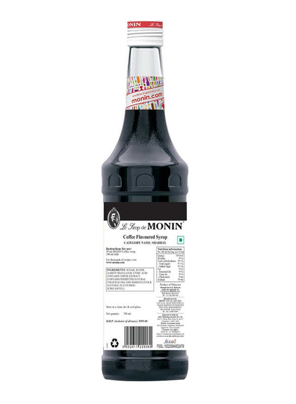 Monin Coffee Syrup, 700ml