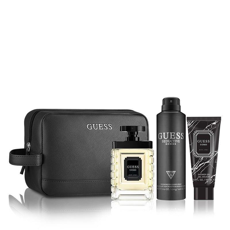 GUESS UOMO SET EDT 100ML+SG100ML+DEO170ML+POUCH