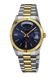 West End Analog Watch for Men with Stainless Steel Band, Water Resistant, 6828.20.3226, Multicolour-Blue