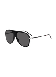 Christian Dior Aviator Full Rim Black Sunglasses for Men, Grey Lens, Dior0224S O6W2K