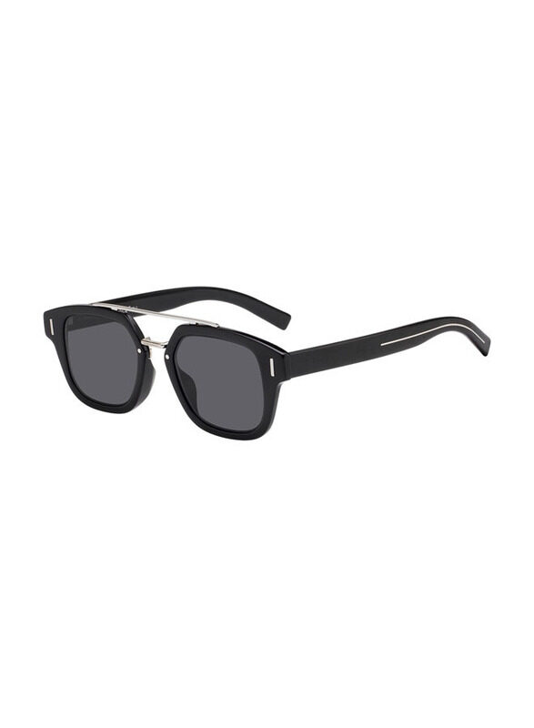 

Christian Dior Square Full Rim Black Sunglasses for Men, Grey Lens, DIORTECHNICITY1F 8072K