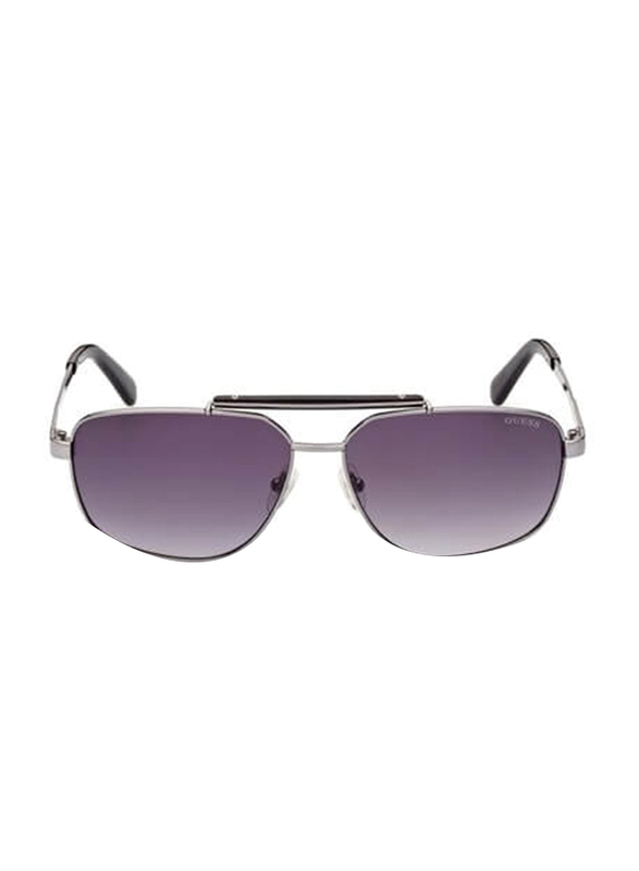 Guess Full-Rim Gradient Smoke Gradient Sunglasses for Men, Grey Lens, GU00054 06B, 61/14/140