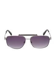 Guess Full-Rim Gradient Smoke Gradient Sunglasses for Men, Grey Lens, GU00054 06B, 61/14/140