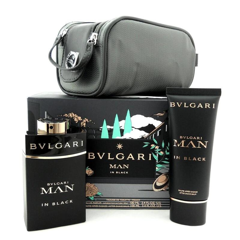 BVLGARI MAN IN BLACK SET EDP 100ML+A/S/B 100ML+POUCH