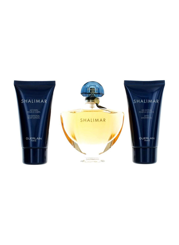 

Guerlain 3-Piece Shalimar Set for Women, 90ml EDT Perfume, 75ml Body Lotion, 75ml Shower Gel