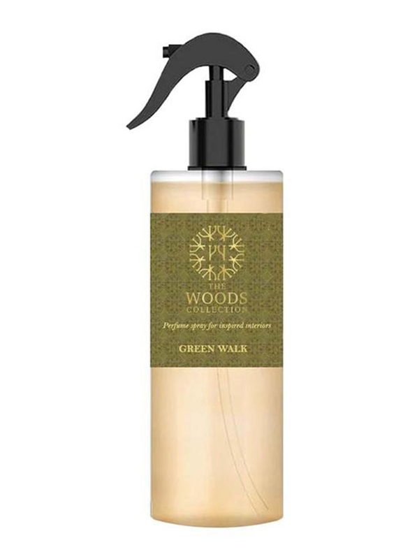 The Woods Collection Green Walk Room Spray, 500ml, Green