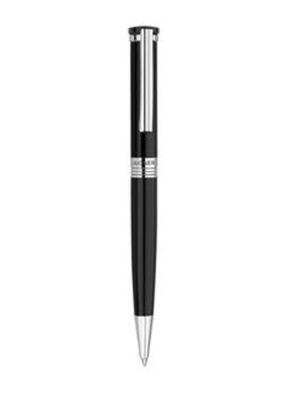 Aigner Stainless Steel Ballpoint Pen, A900116, Black/Silver