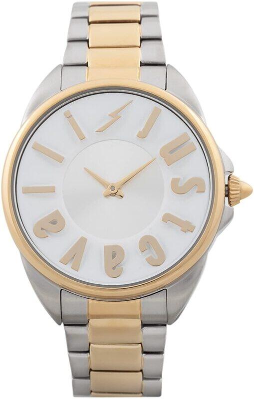 

Just Cavalli Analog Watch for Women with Stainless Steel Band, JC1L008M0105, Multicolour-Silver