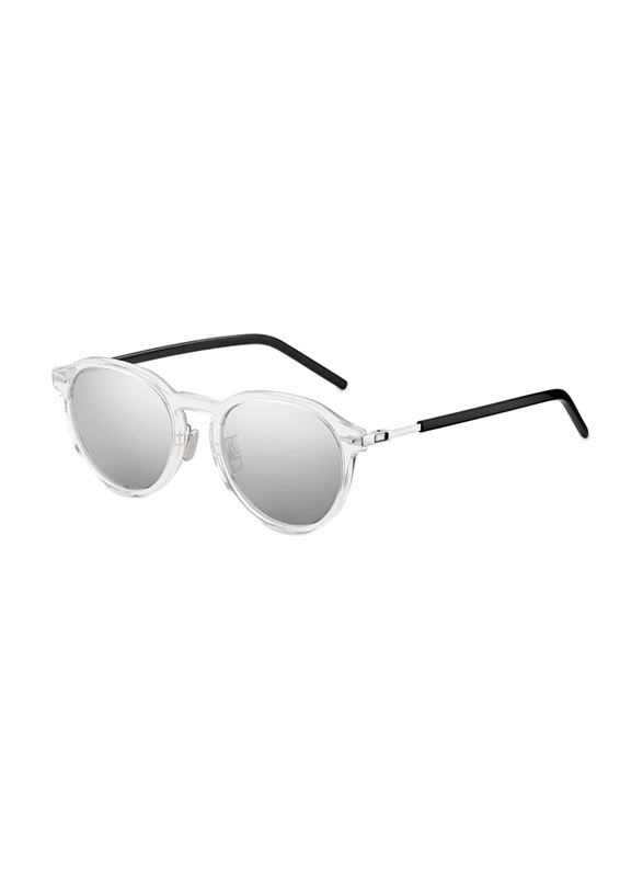 Christian Dior Aviator Full Rim Clear Sunglasses for Men, Grey Lens, DIORTECHNICITY7F 086IR 52