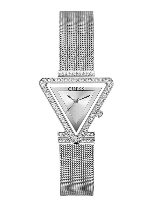 

Guess Analog Watch for Women with Stainless Steel Band, Water Resistant, GW0508L1, Silver