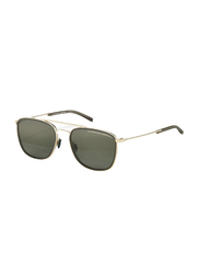 Porsche Design Full Rim Pilot Gold Sunglasses for Men, Green Lens, P8692 D, 56/19