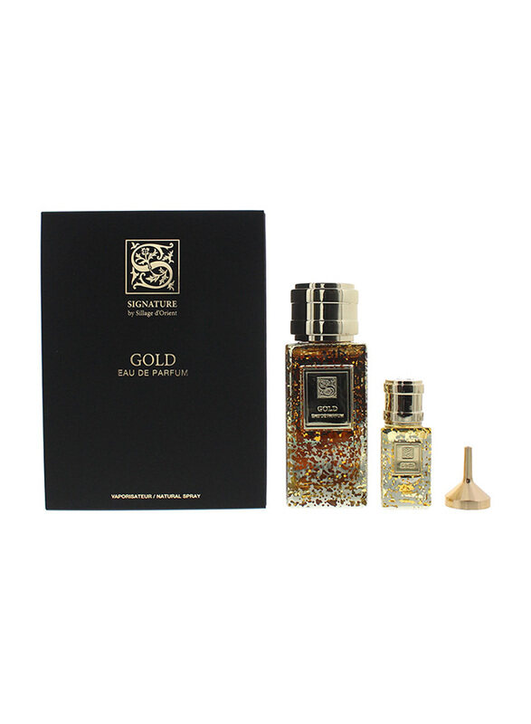 

Sillage D Orient Signature SIGNATURE GOLD EDP Perfume 100ML + 15ML + FUNNEL