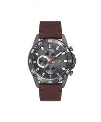 Sergio Tacchini Analog Watch for Men with Leather Genuine Band, ST.1.10041-5, Brown-Grey