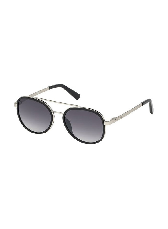 Guess Aviator Full Rim Black Sunglasses Unisex, Grey Lens, GU6949 01C 54