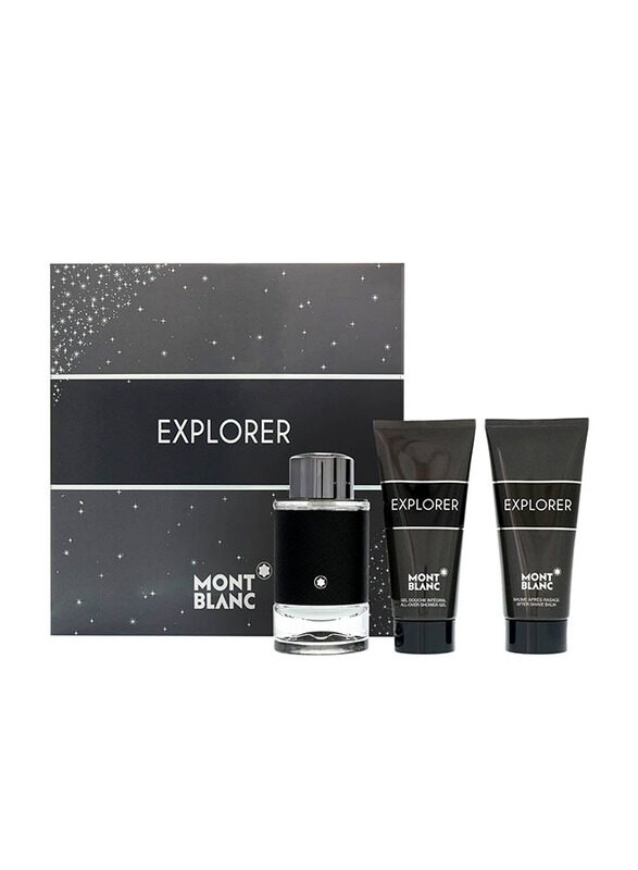 

Mont Blanc 3-Piece Explorer Gift Set for Men 100ml EDP Perfume, After Shave Balm 100ml, Shower Gel 100ml